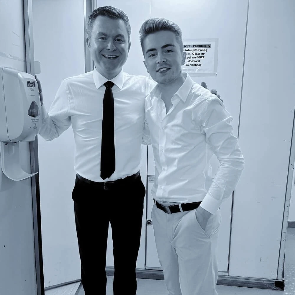 Owen Mac with Michael English